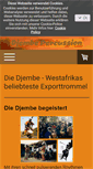 Mobile Screenshot of djembe-percussion.de